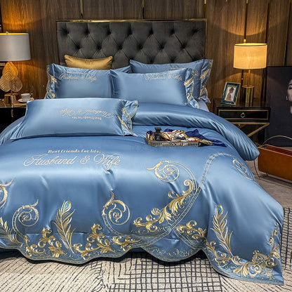 Ice Silk Quilt Sets Bed Sheets Bedding Four-piece Set    Home Decor Supply | Online Retail | ShoreShopper.com