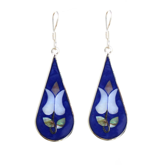 Tulip Abalone Teardrop Earrings    Home Decor Supply | Online Retail | ShoreShopper.com