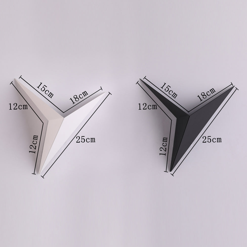 Creative wrought iron shaped triangle wall lamp    Home Decor Supply | Online Retail | ShoreShopper.com