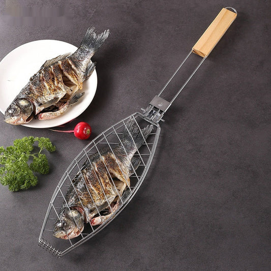 Grilled Fish Clip Removable BBQ Grill Household Multifunctional Toast Clamp Tools    Home Decor Supply | Online Retail | ShoreShopper.com