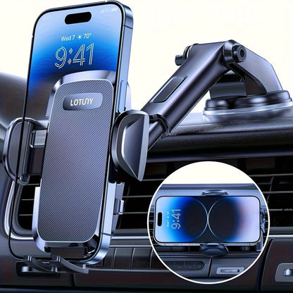 LOTUNY Car Phone Holder, Universal Hands-Free Phone Holders for Your Car, 3-in-1 Phone Mount for CarAir Vent Compatible with for iphone for samsung Google and All 4" to 7, 2" Phones    Home Decor Supply | Online Retail | ShoreShopper.com