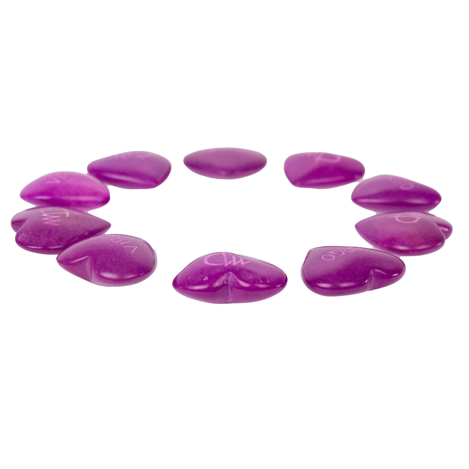 Zodiac Soapstone Hearts, Pack of 5: VIRGO    Home Decor Supply | Online Retail | ShoreShopper.com