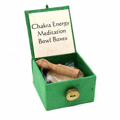 Mini Meditation Bowl Box: 2" Heart Chakra - DZI (Meditation)    Home Decor Supply | Online Retail | ShoreShopper.com