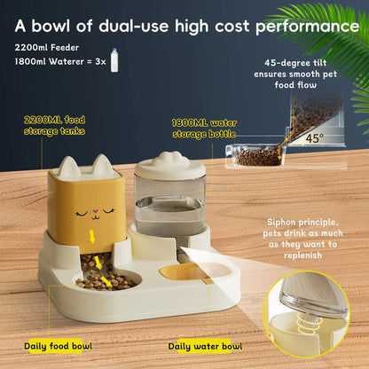 Super Cute Pets Feed & Drink Dispenser - ShoreCo.Shop