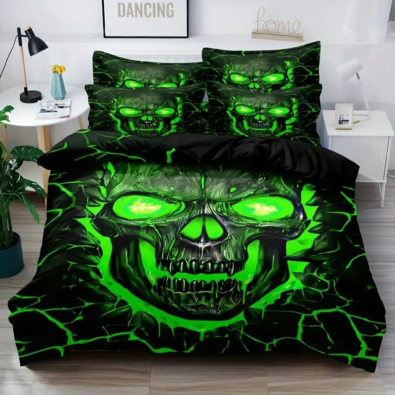 Rose Skull Printed Home Textile Bedding Suit    Home Decor Supply | Online Retail | ShoreShopper.com