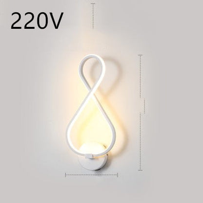 led wall lamp nordic minimalist bedroom bedside lamp    Home Decor Supply | Online Retail | ShoreShopper.com