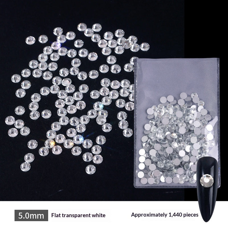 Transparent Flat-bottomed Small Round Rhinestones For Dazzling Nail Art    Home Decor Supply | Online Retail | ShoreShopper.com