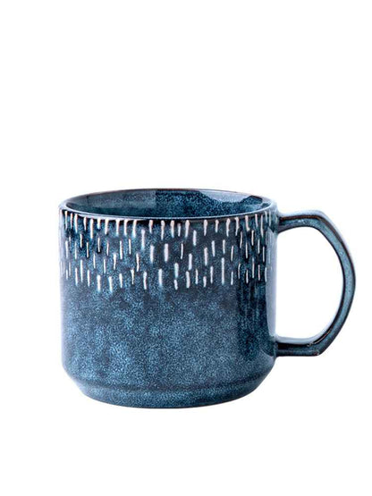 Starry Retro Blue Mark Cup
