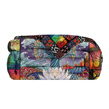 1 Pce Of Flannel With Various Lotus Tree Patterns, Soft And Fluffy, Multifunctional Outdoor Beach Camping, Living Room Sofa, Office Nap, Printed Blanket    Home Decor Supply | Online Retail | ShoreShopper.com