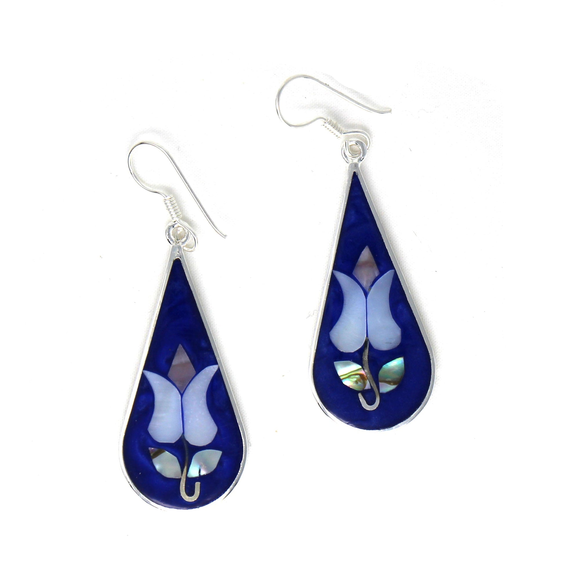Tulip Abalone Teardrop Earrings    Home Decor Supply | Online Retail | ShoreShopper.com
