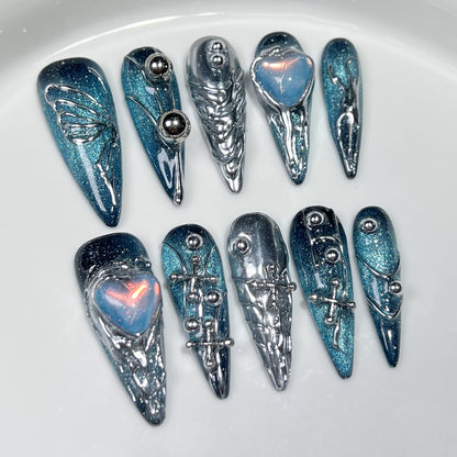 Handmade Nail Art Galaxy Creative Hand-painted Butterfly    Home Decor Supply | Online Retail | ShoreShopper.com