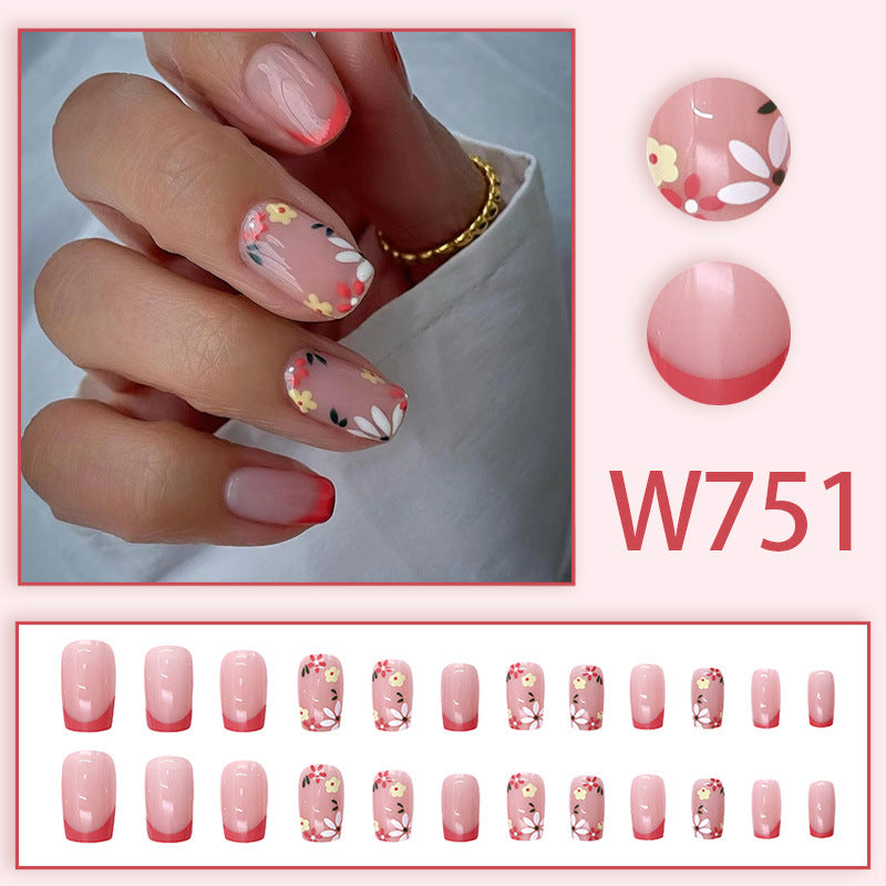 Ice-transparent Multi-color Floral Gentle Sweet Wearable Nail Art    Home Decor Supply | Online Retail | ShoreShopper.com