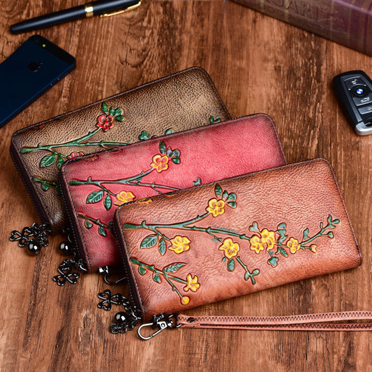 Long vegetable tanned purse    Home Decor Supply | Online Retail | ShoreShopper.com