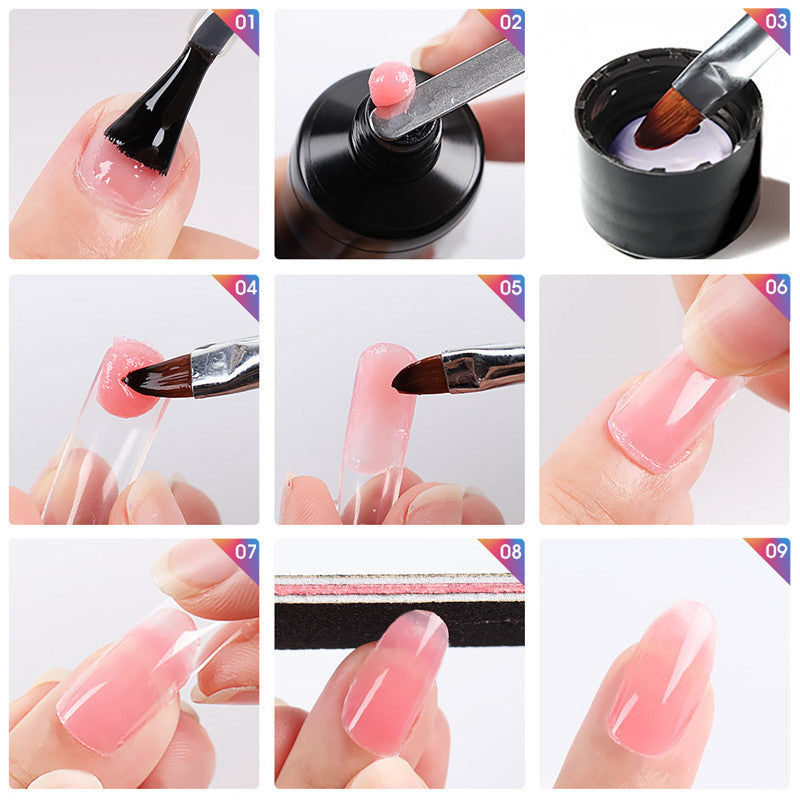 Multi-color mixed nail solid model glue - ShoreCo.Shop