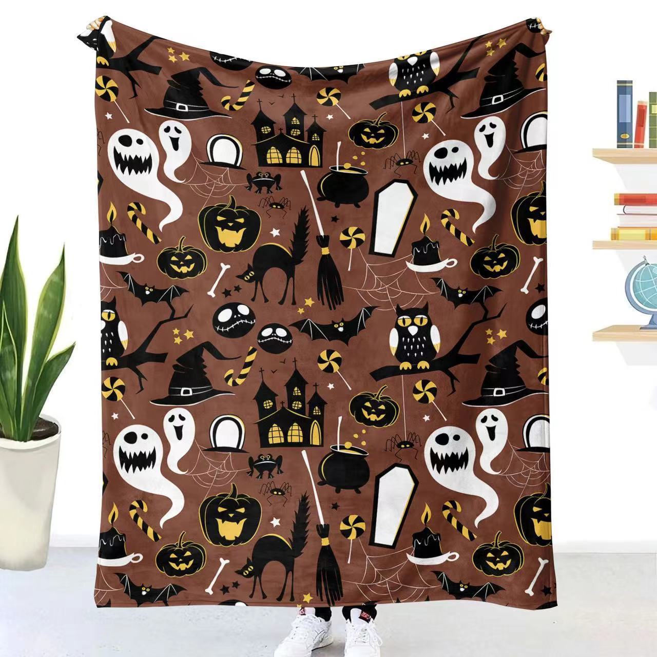 Halloween Blanket Flannel Air Conditioning Blanket    Home Decor Supply | Online Retail | ShoreShopper.com