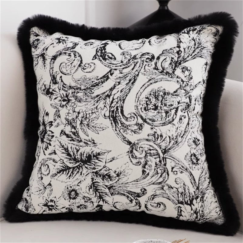 Jacquard Pillow Cover Lumbar Support Pillow    Home Decor Supply | Online Retail | ShoreShopper.com