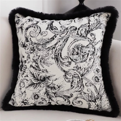 Jacquard Pillow Cover Lumbar Support Pillow    Home Decor Supply | Online Retail | ShoreShopper.com