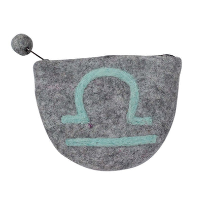 Felt Libra Zodiac Coin Purse - Global Groove    Home Decor Supply | Online Retail | ShoreShopper.com