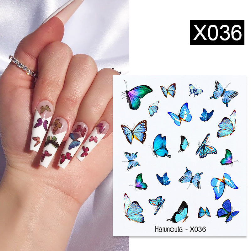 Nail Art Butterfly Sticker Flower Leaf Decal    Home Decor Supply | Online Retail | ShoreShopper.com