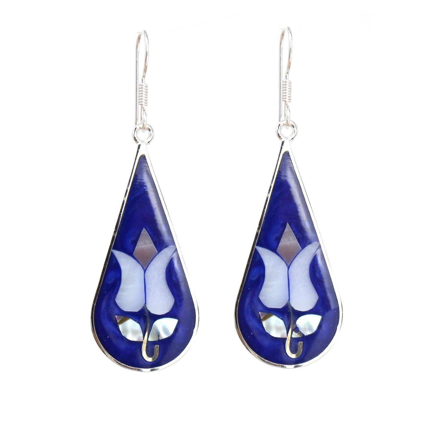 Tulip Abalone Teardrop Earrings    Home Decor Supply | Online Retail | ShoreShopper.com