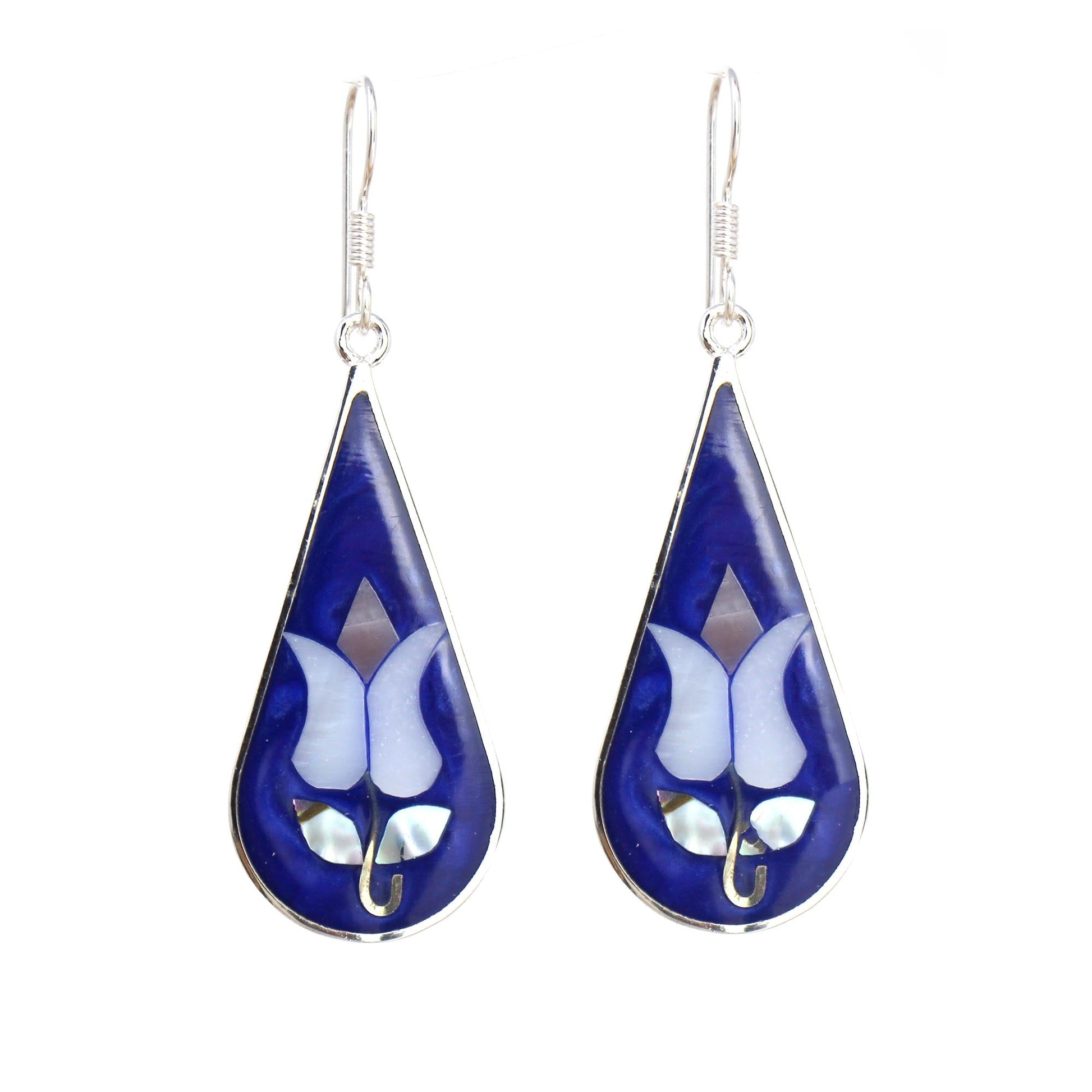 Tulip Abalone Teardrop Earrings    Home Decor Supply | Online Retail | ShoreShopper.com