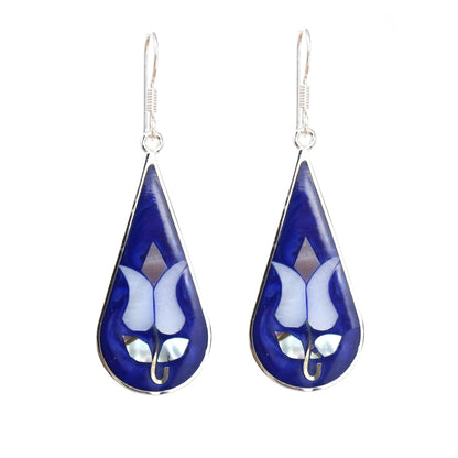 Tulip Abalone Teardrop Earrings    Home Decor Supply | Online Retail | ShoreShopper.com