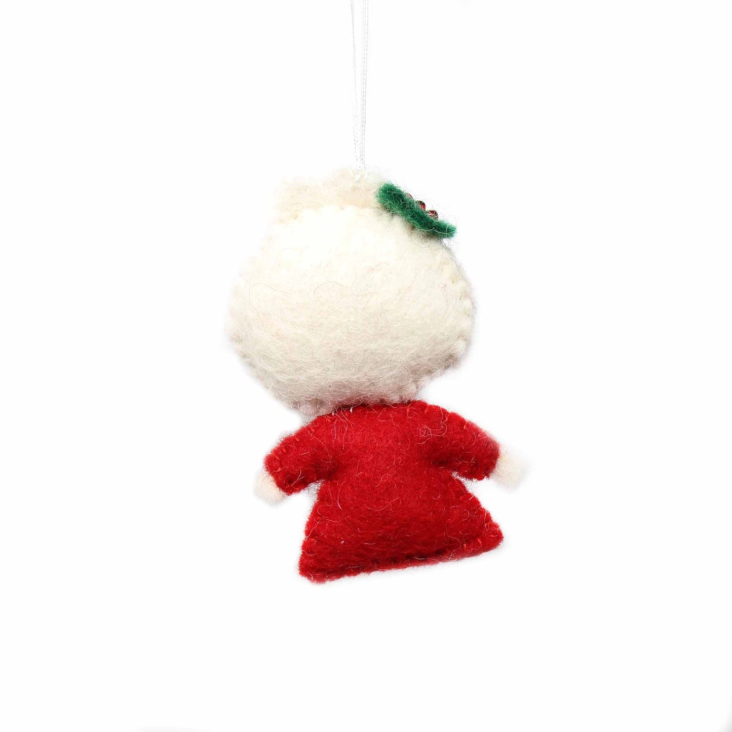 Hand Felted Christmas Ornament: Mrs. Claus - Global Groove (H)    Home Decor Supply | Online Retail | ShoreShopper.com