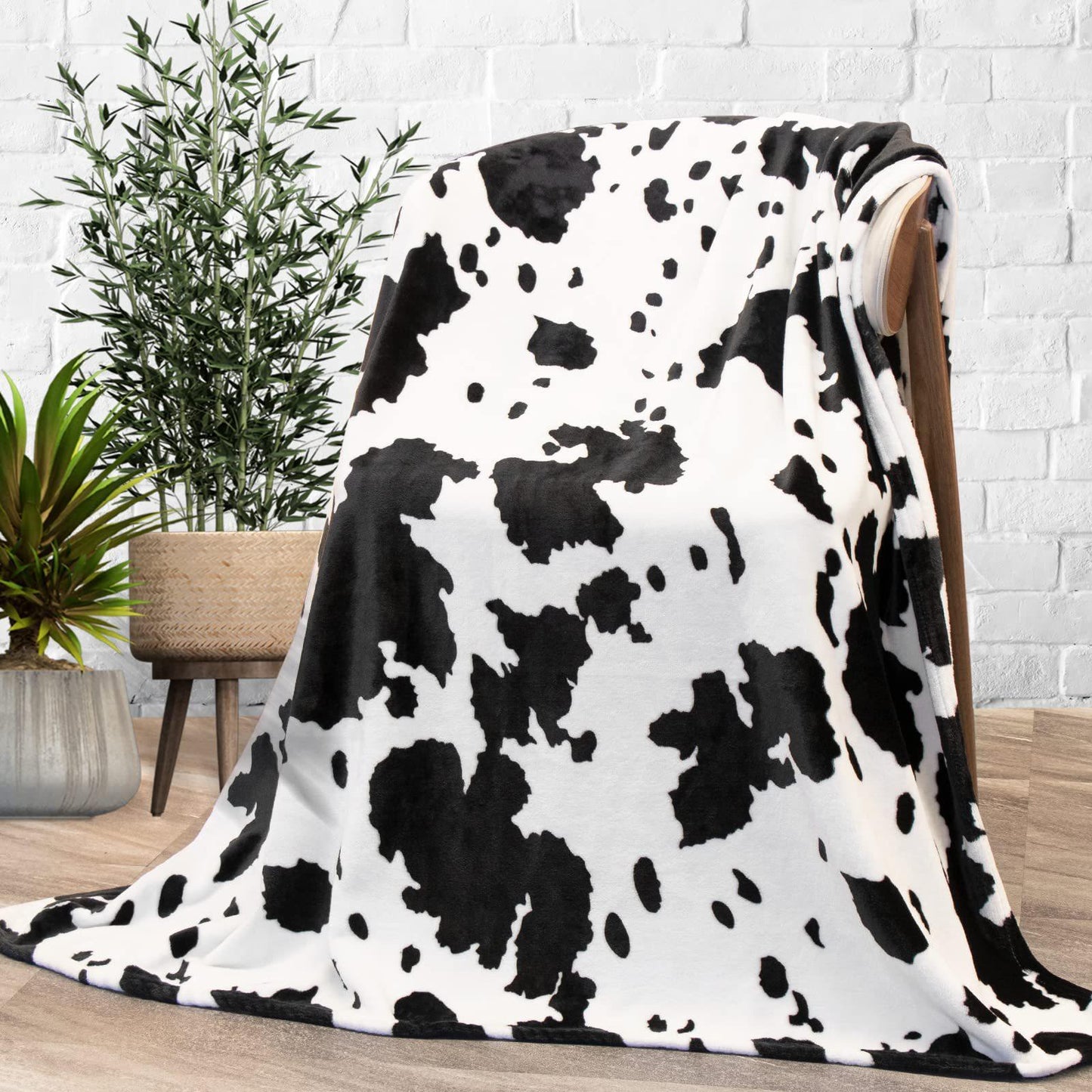 Cow Print Blanket Flannel Blanket    Home Decor Supply | Online Retail | ShoreShopper.com