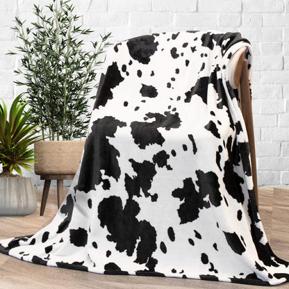 Cow Print Blanket Flannel Blanket    Home Decor Supply | Online Retail | ShoreShopper.com