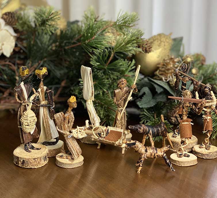 Banana Fiber Nativity Set - Esther Kariuki    Home Decor Supply | Online Retail | ShoreShopper.com