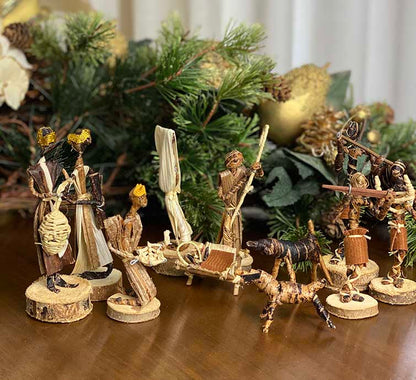 Banana Fiber Nativity Set - Esther Kariuki    Home Decor Supply | Online Retail | ShoreShopper.com