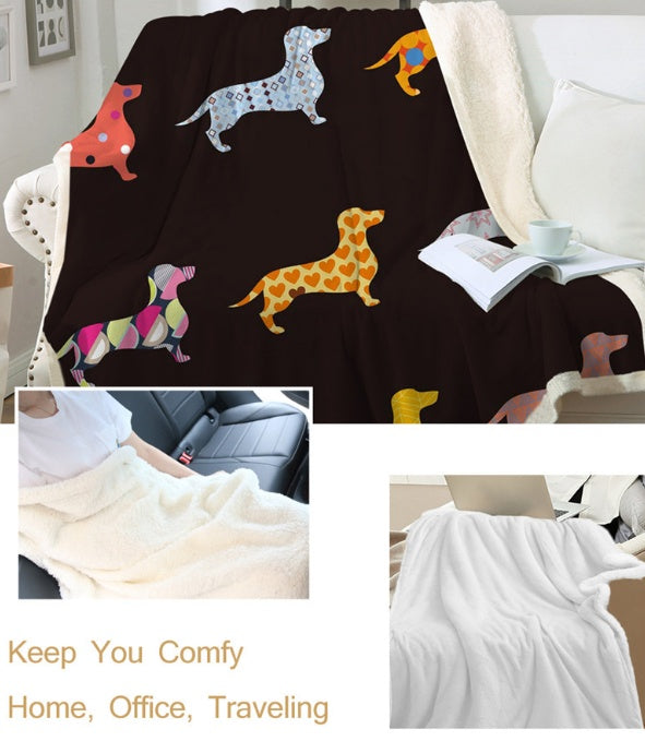 Bedding Fleece Blanket Cartoon Colorful Plush Throw Blanket    Home Decor Supply | Online Retail | ShoreShopper.com