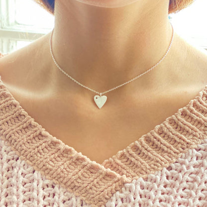 Silverpolished Heart Necklace    Home Decor Supply | Online Retail | ShoreShopper.com