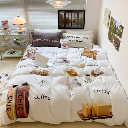 Household Fashion Simple Pure Cotton 3D Printing Bedding    Home Decor Supply | Online Retail | ShoreShopper.com