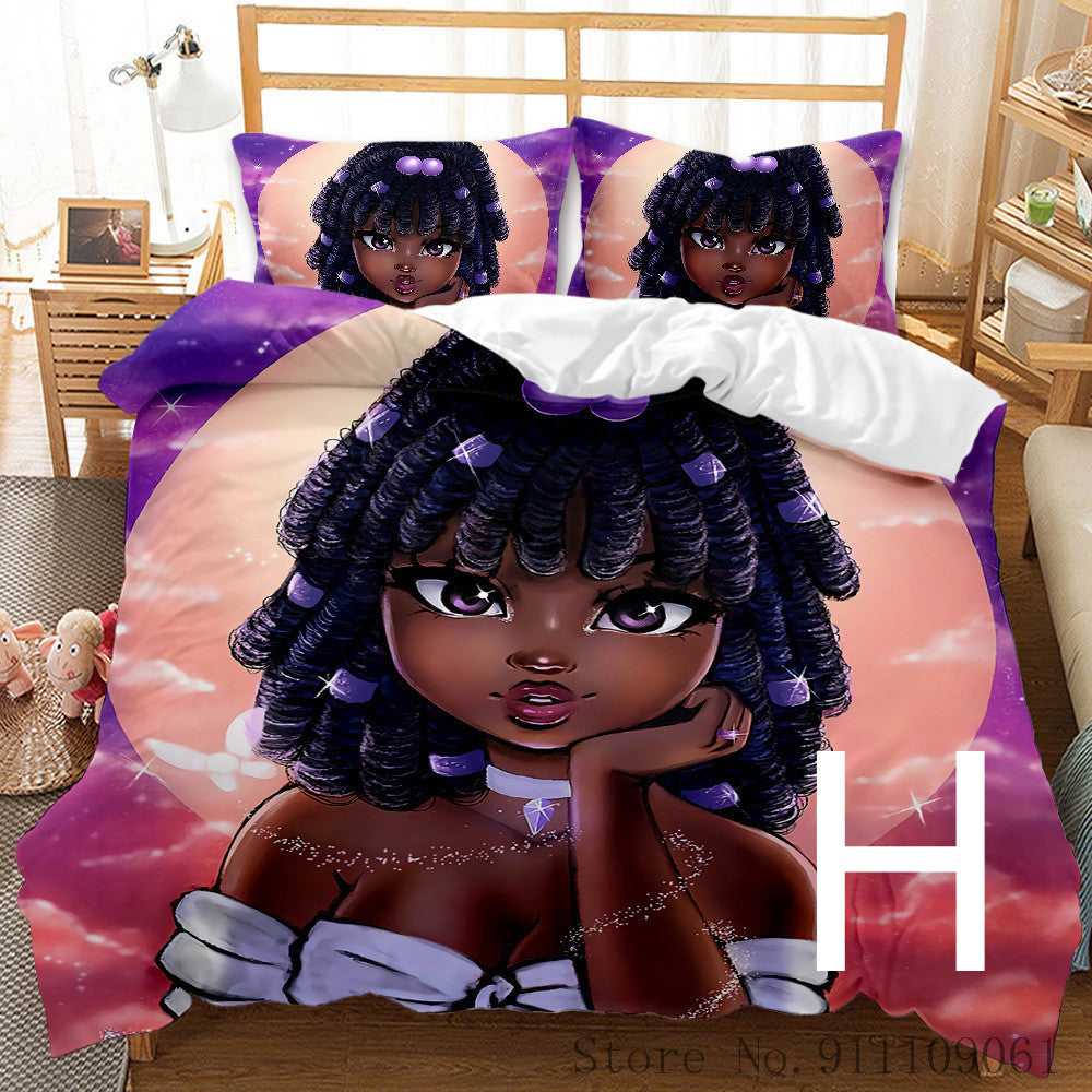 African Girl Bedding Set Children Bedroom Decoration    Home Decor Supply | Online Retail | ShoreShopper.com
