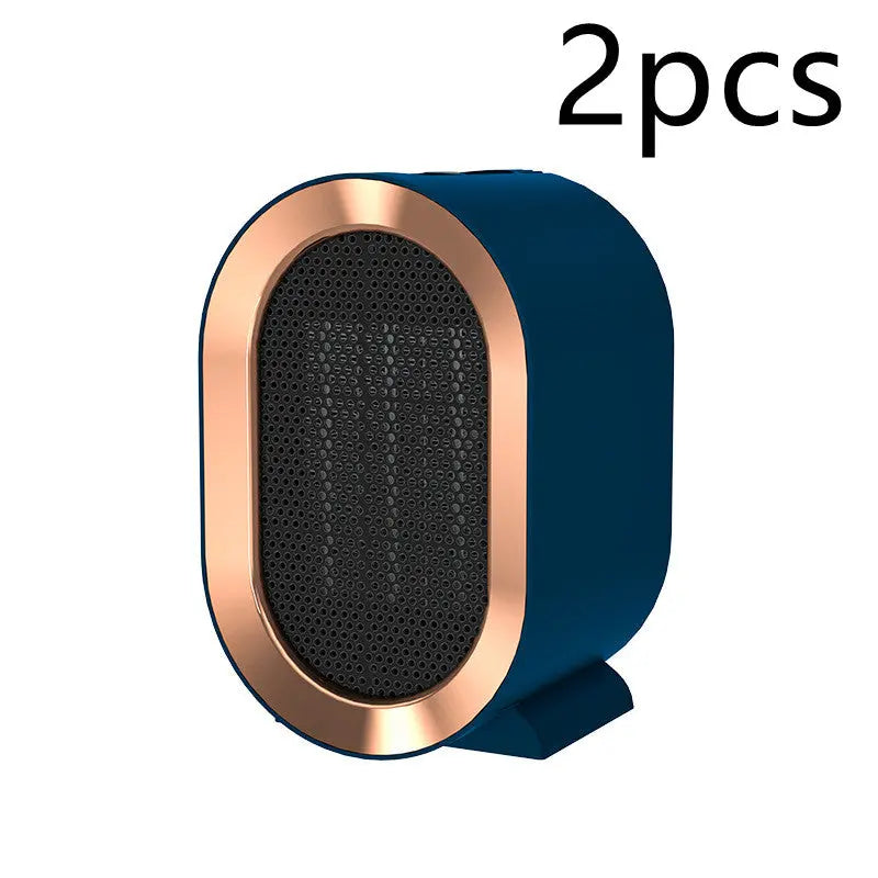 Portable Mini Ceramic Electric Space Heater - 220V Personal Desktop Fan - ShoreCo.Shop