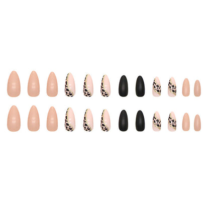Lady Temperament Black Gold Leopard Nail Art    Home Decor Supply | Online Retail | ShoreShopper.com