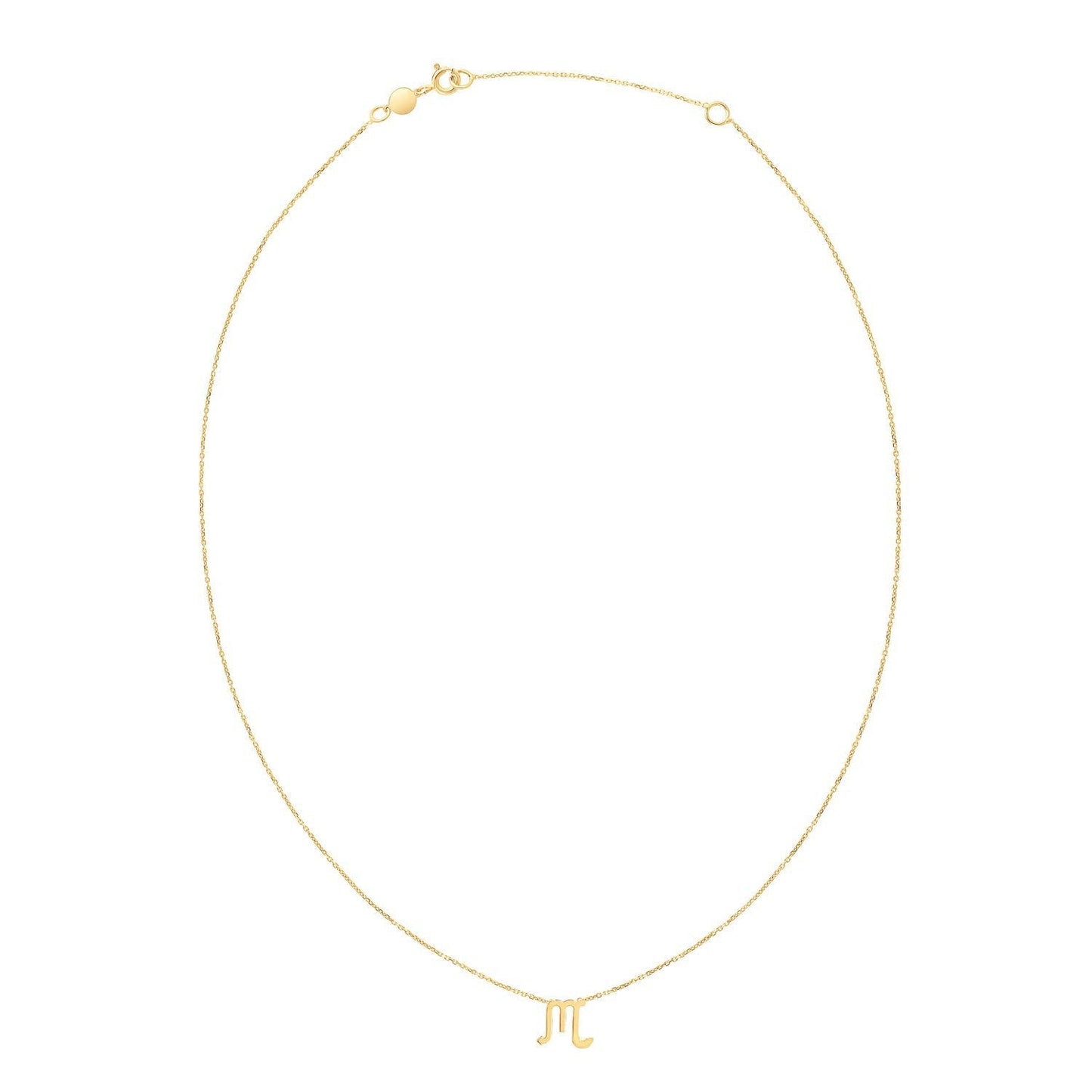 14K Yellow Gold Scorpio Necklace    Home Decor Supply | Online Retail | ShoreShopper.com