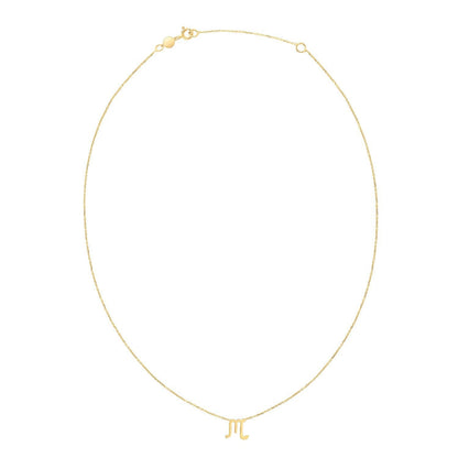 14K Yellow Gold Scorpio Necklace    Home Decor Supply | Online Retail | ShoreShopper.com