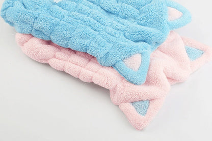 Cute Cat Ears Hair-Drying Towel Bath    Home Decor Supply | Online Retail | ShoreShopper.com