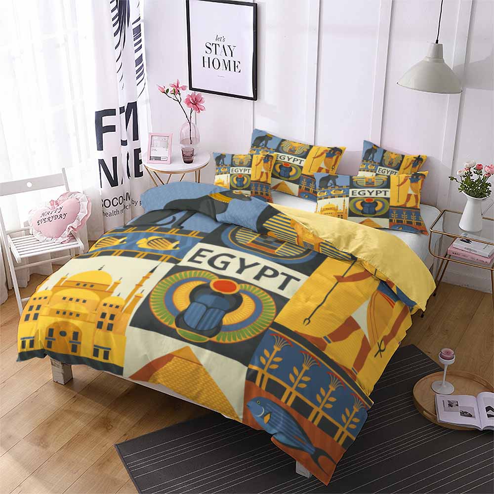 Explosive 3d home textile bedding new Egyptian culture    Home Decor Supply | Online Retail | ShoreShopper.com