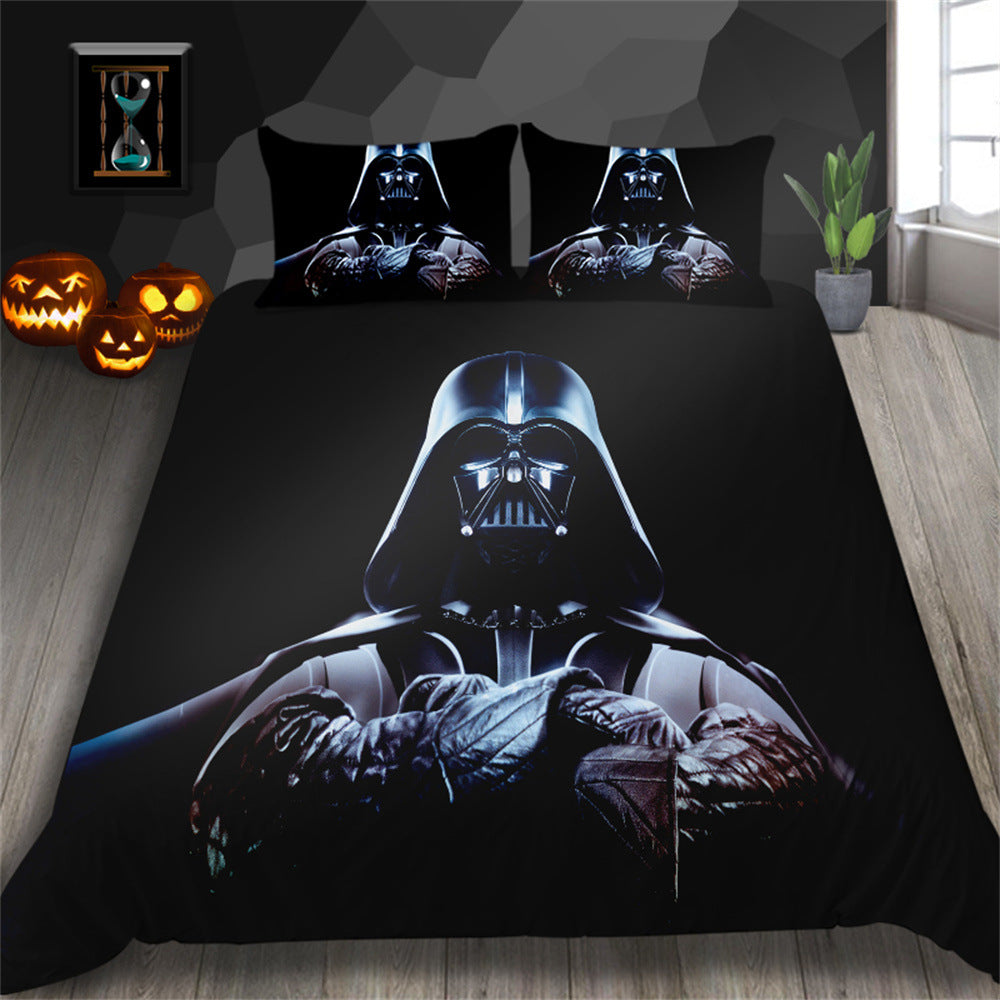 3D Printed Skull Printed Three-piece Home Textile Set    Home Decor Supply | Online Retail | ShoreShopper.com