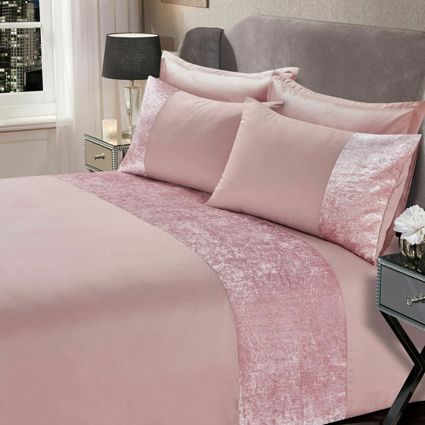 Pressed velvet panel duvet cover    Home Decor Supply | Online Retail | ShoreShopper.com