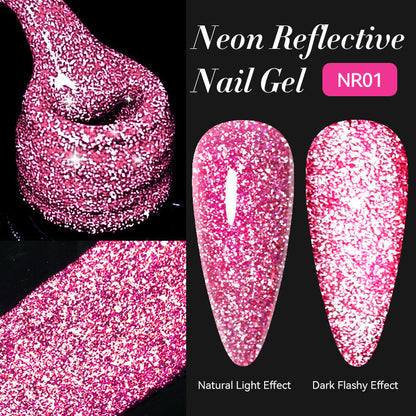 Nail Art Fluorescent Crushed Diamond Gel Polish    Home Decor Supply | Online Retail | ShoreShopper.com