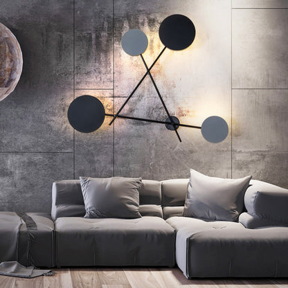 Nordic Industrial Style Triangular Living Room Modern Wrought Iron Led Wall Lamp    Home Decor Supply | Online Retail | ShoreShopper.com