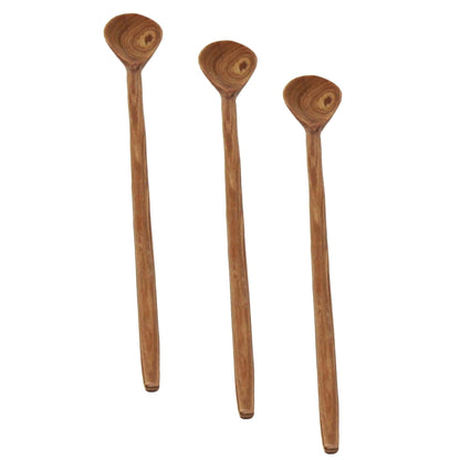 Olive Wood Long Appetizer Spoon, Set of 3    Home Decor Supply | Online Retail | ShoreShopper.com
