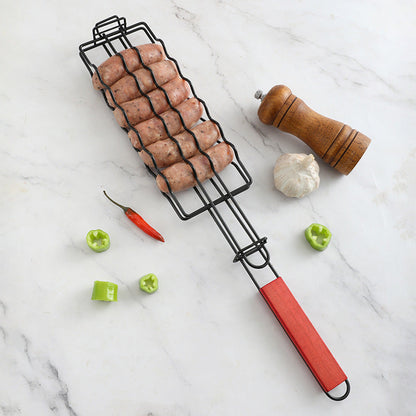 Removable Hot Dog Grill Wooden Handle    Home Decor Supply | Online Retail | ShoreShopper.com