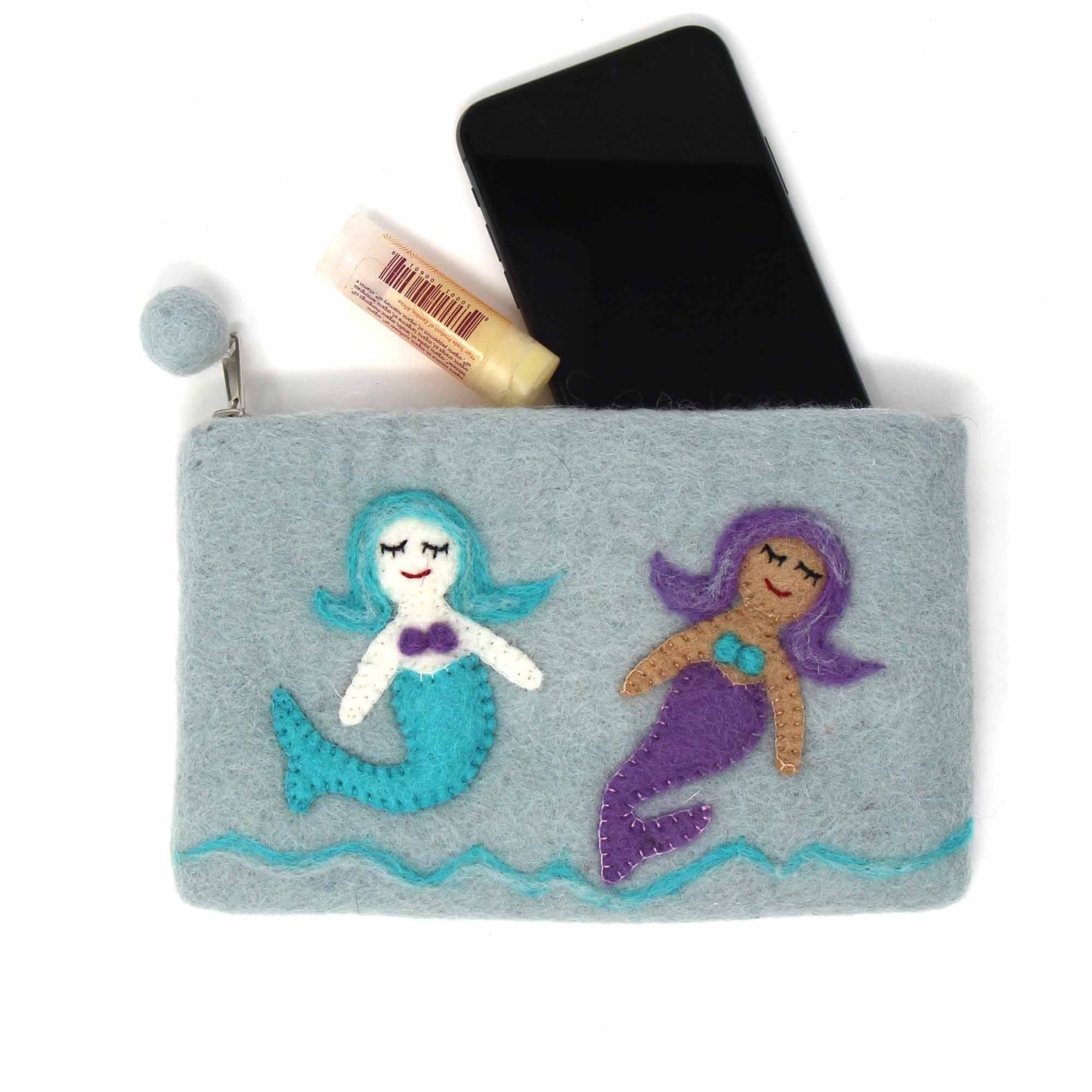 Hand Crafted Felt: Mermaid Pouch    Home Decor Supply | Online Retail | ShoreShopper.com