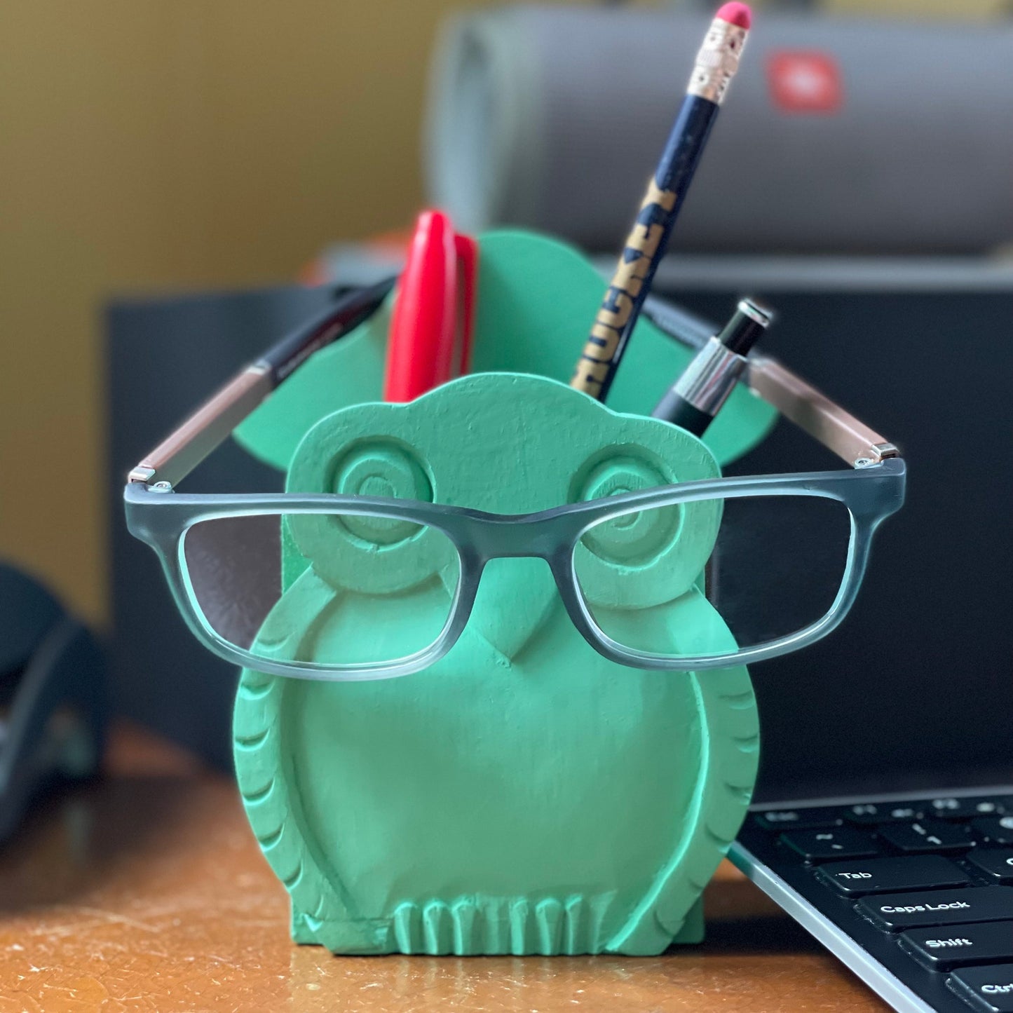 Mr. Owl Eyeglass Stand Pen Holder Combo    Home Decor Supply | Online Retail | ShoreShopper.com