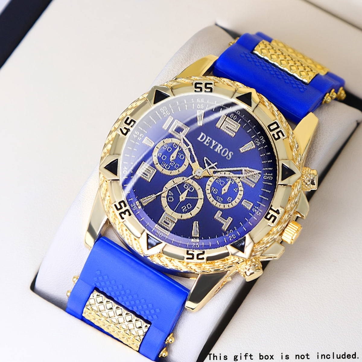 2pcs Men'S Luxury Watches | Golden/Tone Dial, Quartz Movement, Non-water Resistant, Zinc Alloy Case, Silica Gel Strap - Ideal for Business, Sports, Everyday Use | Perfect Gift for Dad, Husband, Boyfriend on Birthday, Father'S    Home Decor Supply | Online Retail | ShoreShopper.com